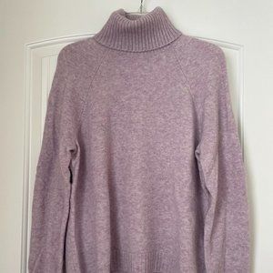 JCrew M Purple Super Soft Turtleneck
